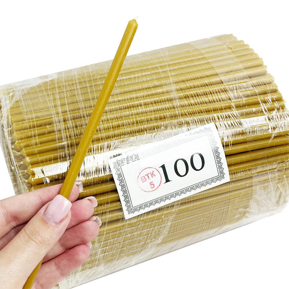 Свічка парафінова темна №100 2 кг 17 см 500 шт. (100пт2) - фото 2 Свічка парафінова темна №100 2 кг 17 см 500 шт. (100пт2) - фото 2