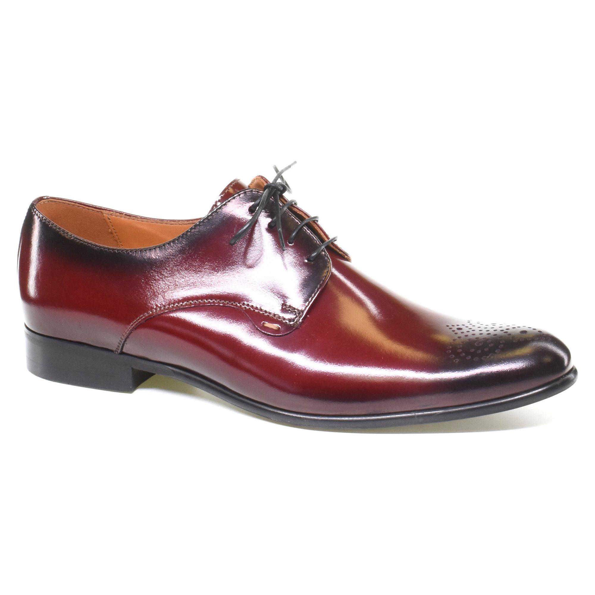 Туфли мужские осенние модельные Fabio Conti р. 42 Бордовый (34751-42)