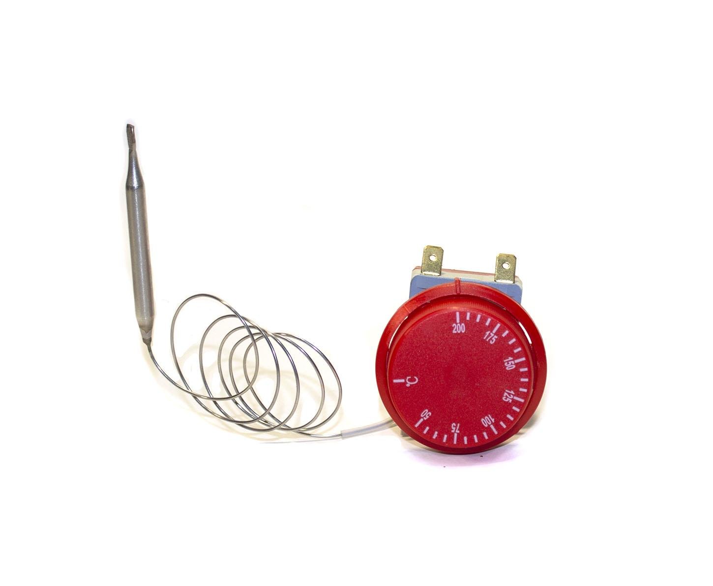 Терморегулятор капиллярный механический на 2 контакта HUI DE/T=50 - 200°C/16А/250 V/L=70 см