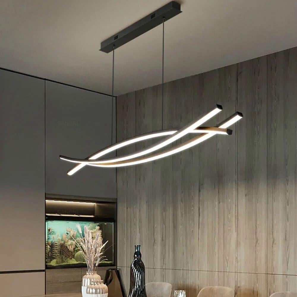 Люстра Led в корпусе 100 см Черный (S16-1000 BK)