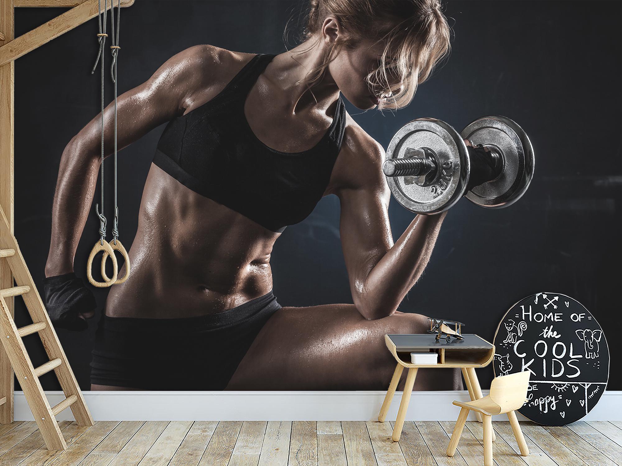 Фотообои флизелиновые Upstream с рисунком для спорта зала Спорт и мотивация 230х345 см (S5OTR-007/6)