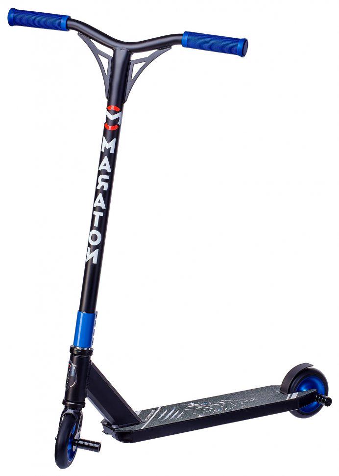 Самокат трюковый Maraton Scorpion с пегами Синий
