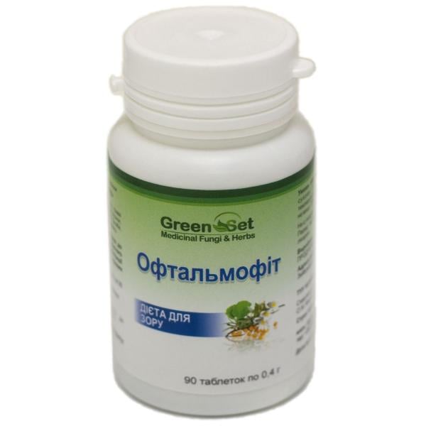 Комплекс для профилактики зрения Green Set Офтальмофит Диета для зрения 90 табл. (000024054) Комплекс для профилактики зрения Green Set Офтальмофит Диета для зрения 90 табл. (000024054)