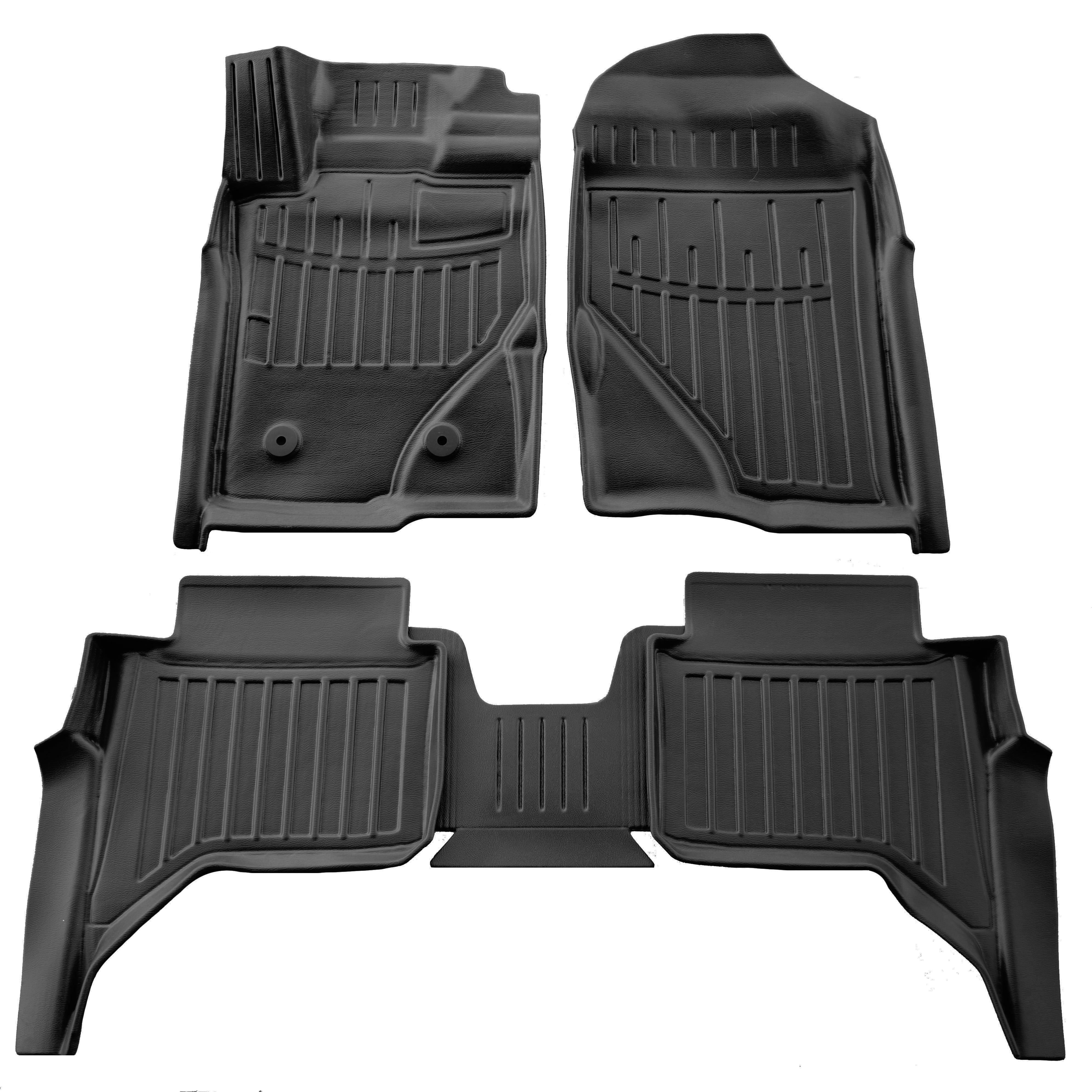 Коврики Stingray 3D для Ford Ranger 2022- рр. полиуретан 5 шт. Черный (158250)