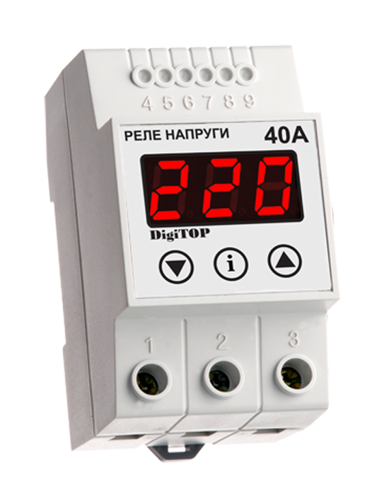 Реле напруги DigiTop Vр-40A DIN