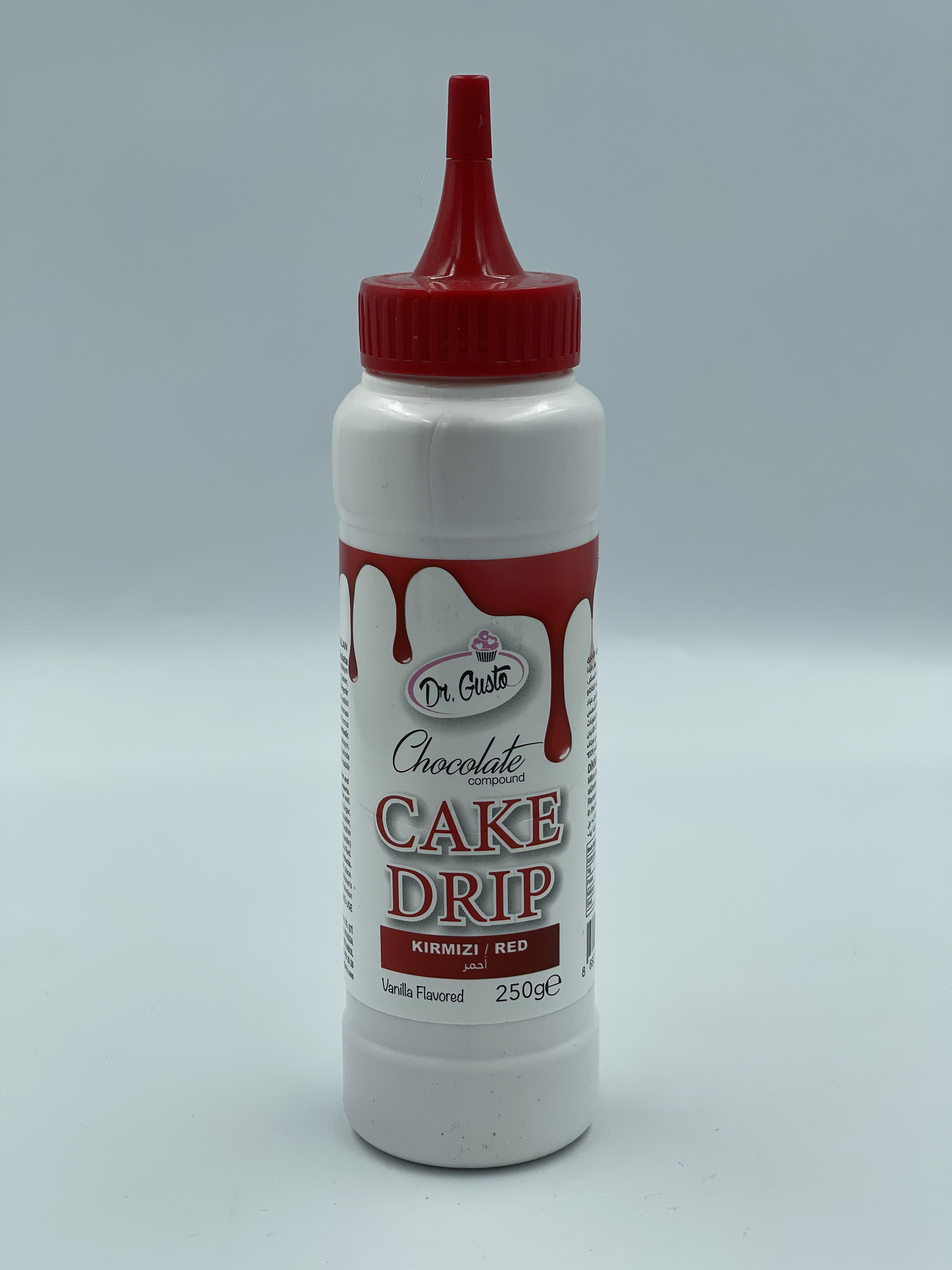 Шоколад обтікаючий Cake Drip червоний 250 г (21024123)