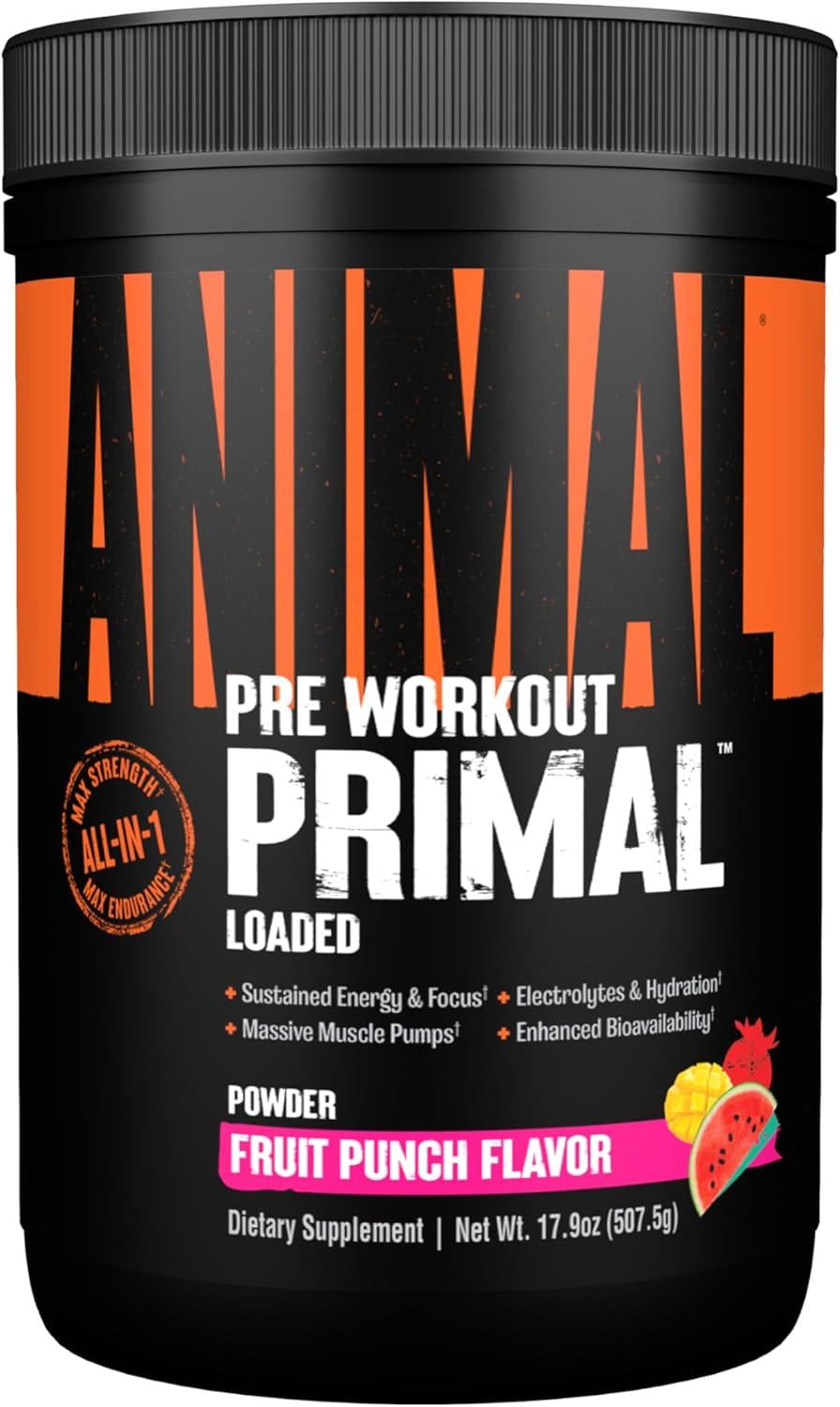 Передтренувальний комплекс Universal Nutrition Animal Primal Pre-Workout 507,5 г Fruit Punch (НФ-00002288) Передтренувальний комплекс Universal Nutrition Animal Primal Pre-Workout 507,5 г Fruit Punch (НФ-00002288)