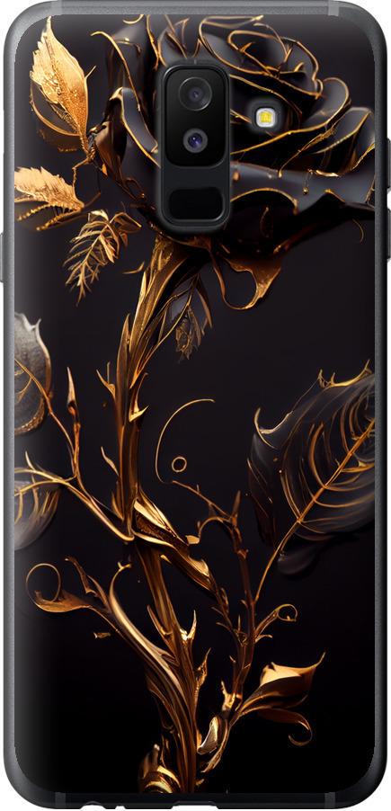 Чехол на Samsung Galaxy A6 Plus 2018 Роза 3 (5552u-1495-42517)