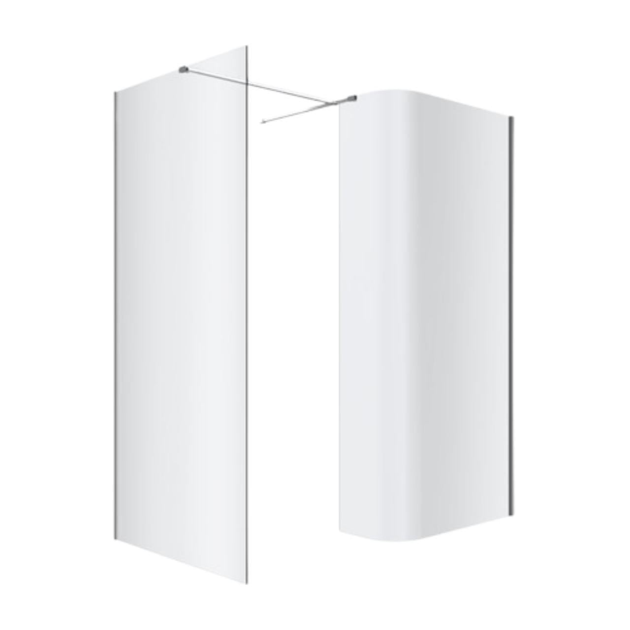 Душова кабіна Excellent Vidoq Walk-In 200x100x83 см скло 6 мм без піддону з покриттям Clean Control (KAAC.1507.850/1506.1000LP)