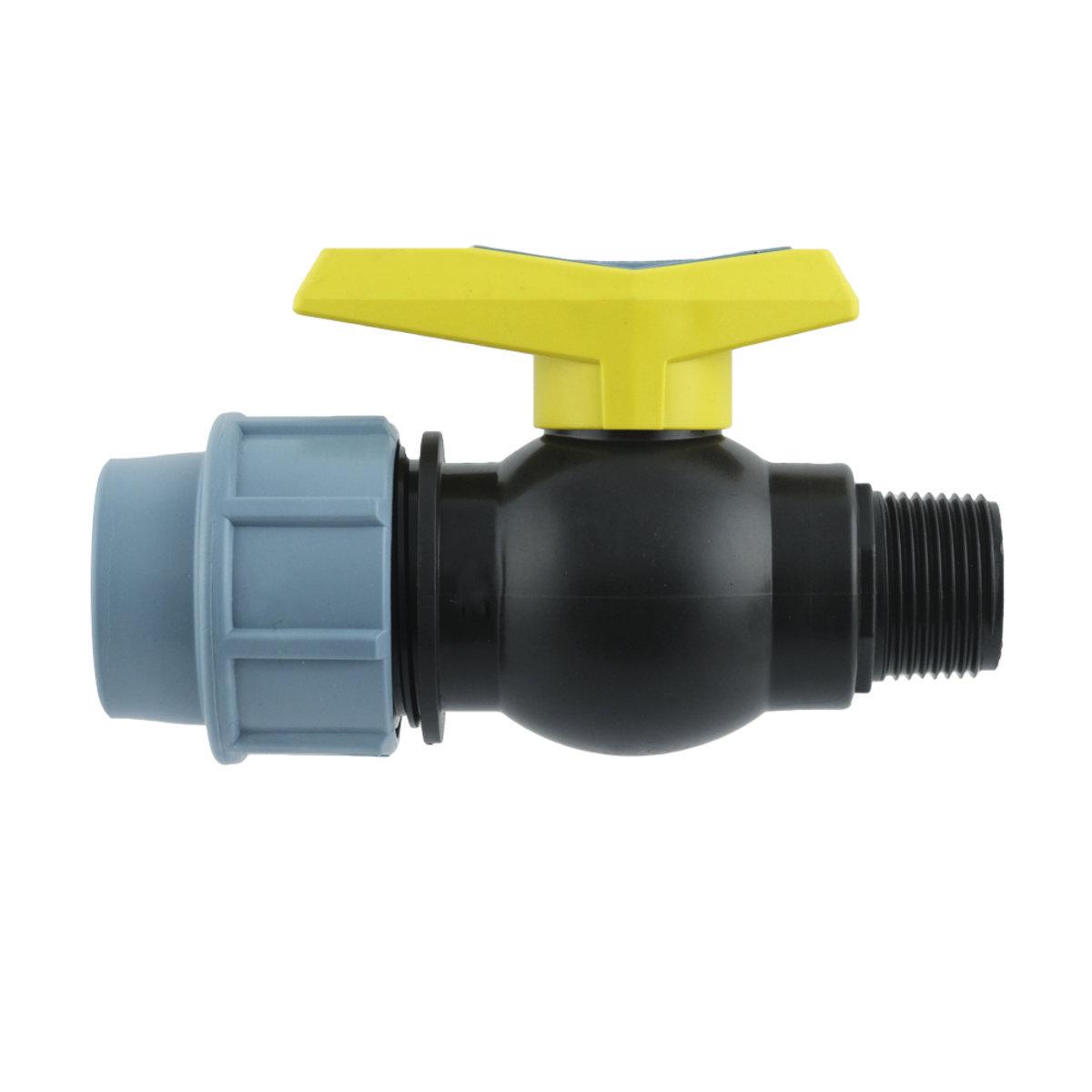 Кран кульовий SantehPlast ПНД 32 мм 1" (83936) - фото 2 Кран кульовий SantehPlast ПНД 32 мм 1" (83936) - фото 2