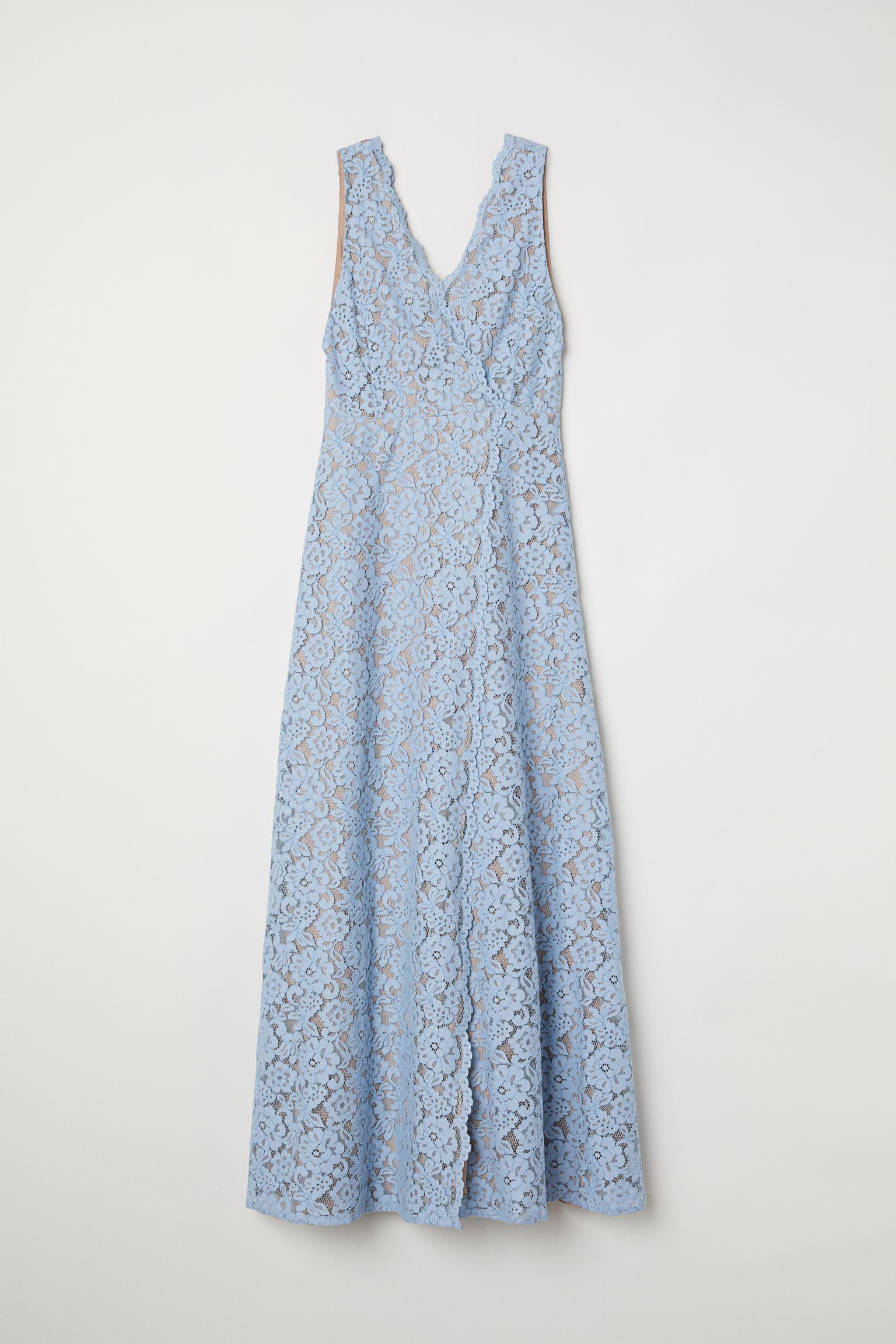 Платье H&M р. 34 Голубой (17066191757)