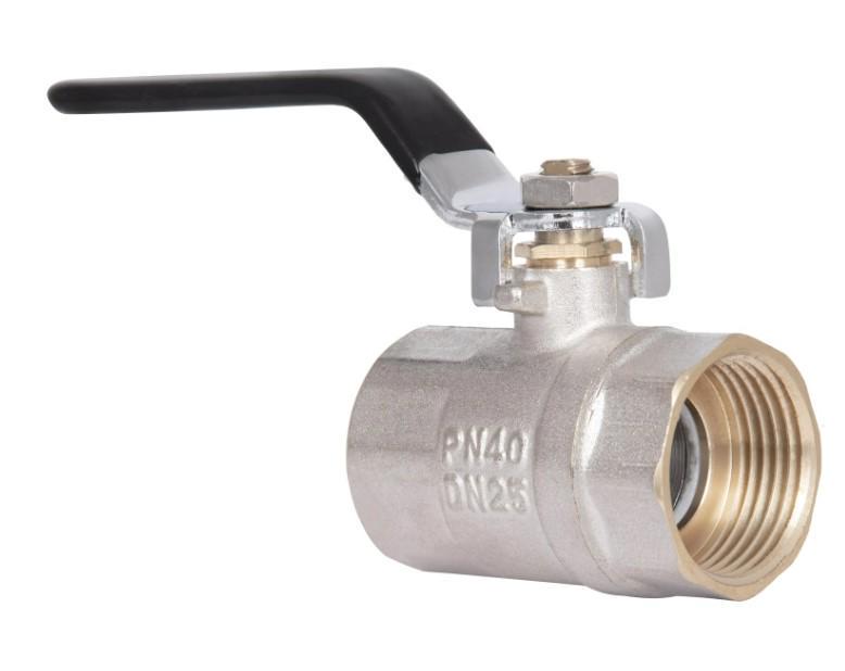 Кран шаровой Thermo Alliance Base 1" ВВ прямой PN40 рычаг (SD600W25)