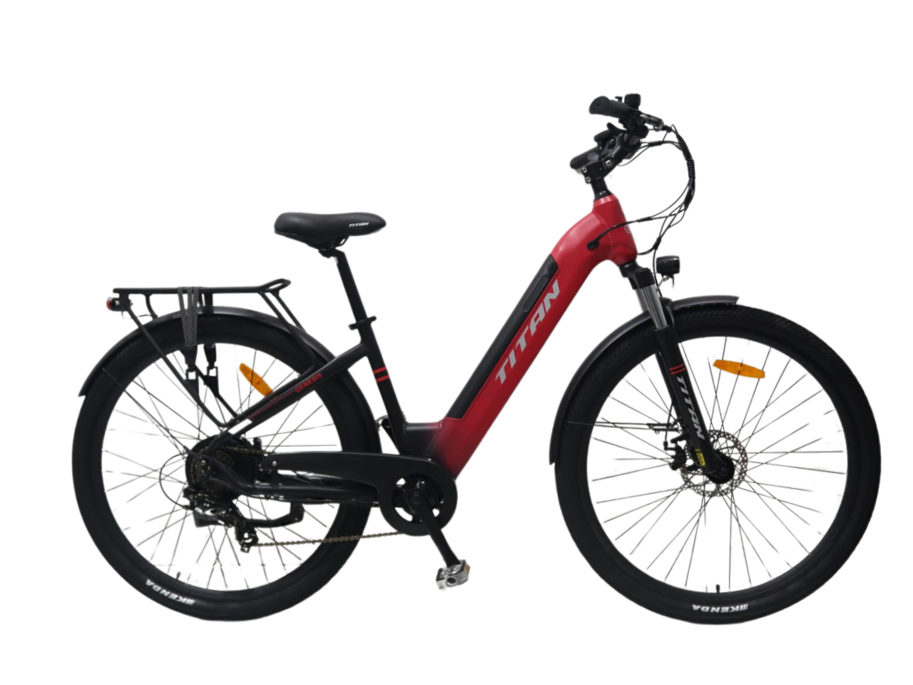 Электровелосипед E-Titan Genesis 29"/16" Красно-черный - фото 2 Электровелосипед E-Titan Genesis 29"/16" Красно-черный - фото 2