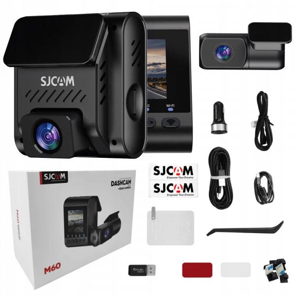 Видеорегистратор автомобильный SJCAM Dashcam M60+ 4K с GPS Wi-Fi HDR и задней камерой 170° Black (626455) - фото 6 Видеорегистратор автомобильный SJCAM Dashcam M60+ 4K с GPS Wi-Fi HDR и задней камерой 170° Black (626455) - фото 6