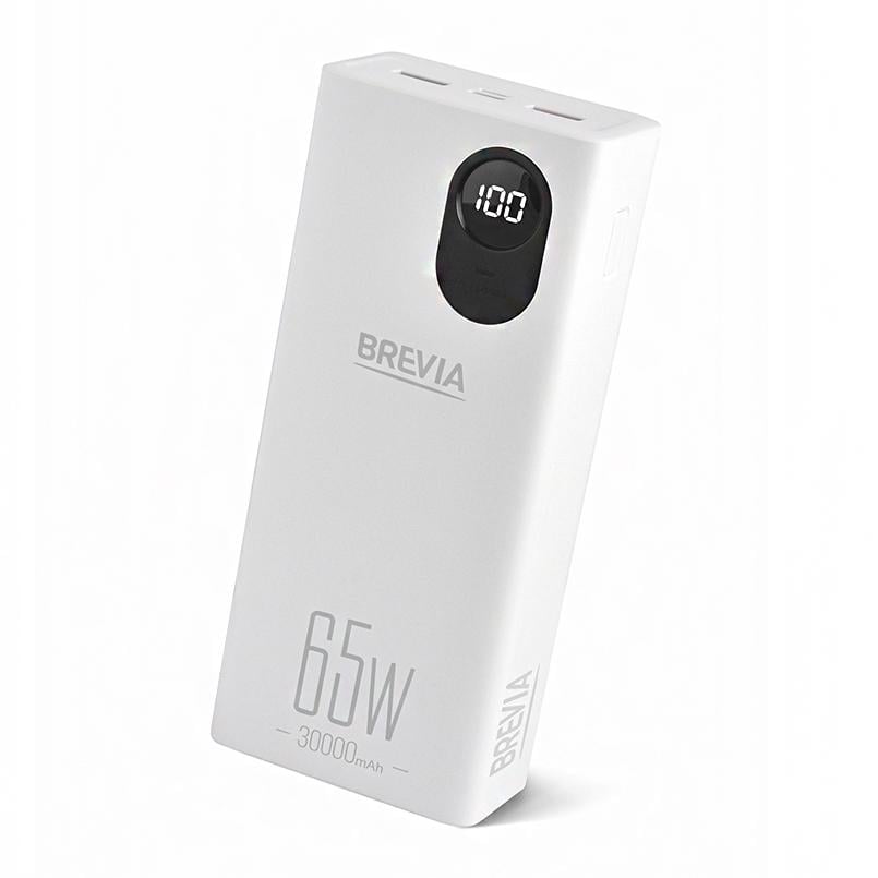 Повербанк Brevia 30000 mAh 65W Li-Pol LCD (45365)