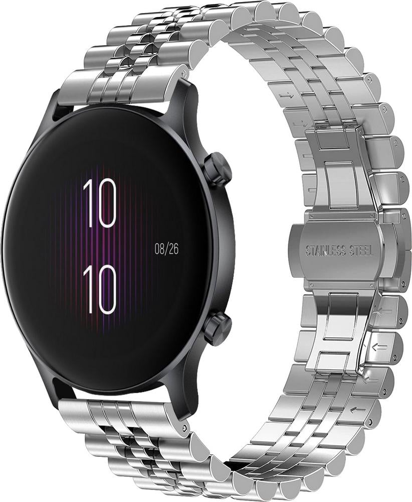 Браслет металлический Stech для Haylou LS04 (RS3) Silver (26312-59)