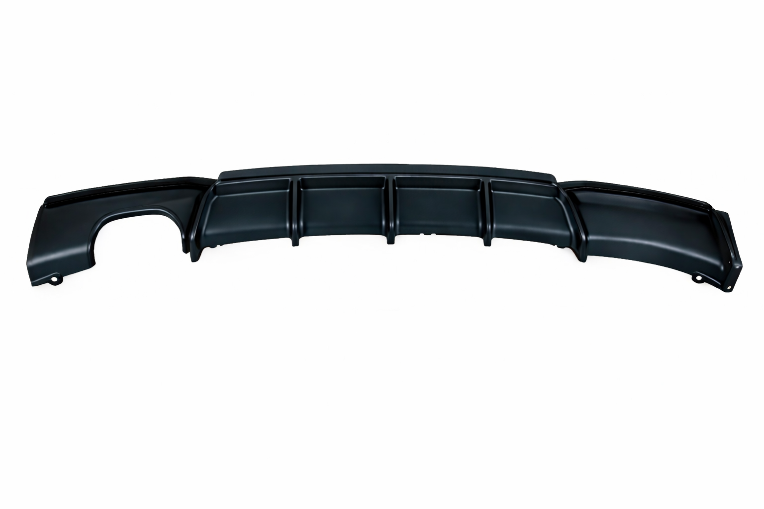 Диффузор заднего бампера под односторонний двойной выхлоп GBT V2 для M-Sport для BMW 3 серия F30/F31 2012-2019 гг. abs-пластик Черный (188494)