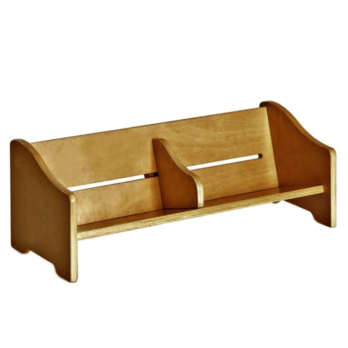 Полка книжная настольная из дерева Гельмут Сиена (КПА-004605)