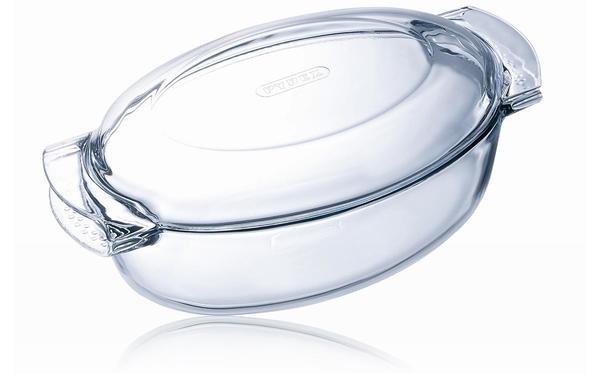 Каструля Pyrex Classic склянна овал 5,8 л (460A000/7643) - фото 1