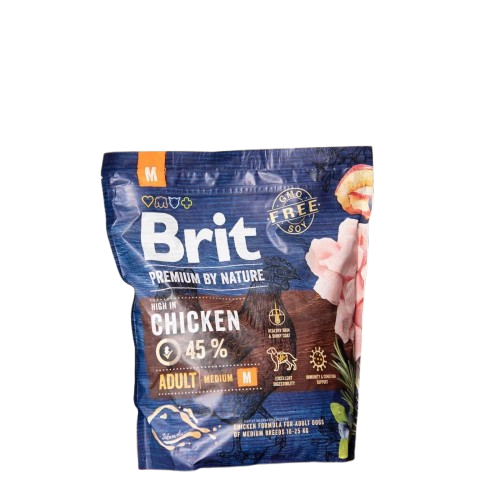 Сухой корм для взрослых собак средних пород Brit Premium M 1 кг Сухой корм для взрослых собак средних пород Brit Premium M 1 кг
