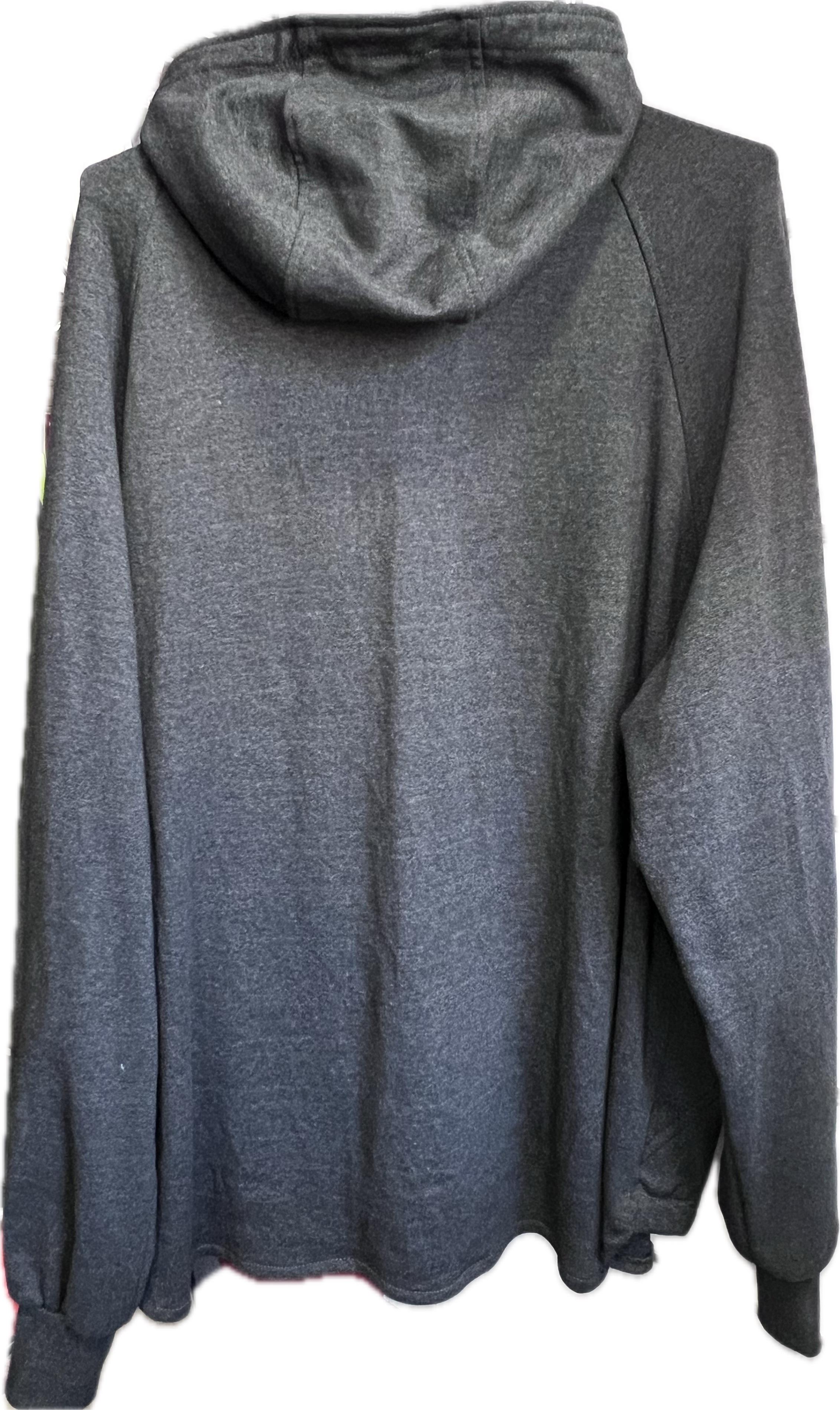 Худі унісекс футер з начосом р. 52/54 Сірий (24983087) - фото 2 Худі унісекс футер з начосом р. 52/54 Сірий (24983087) - фото 2