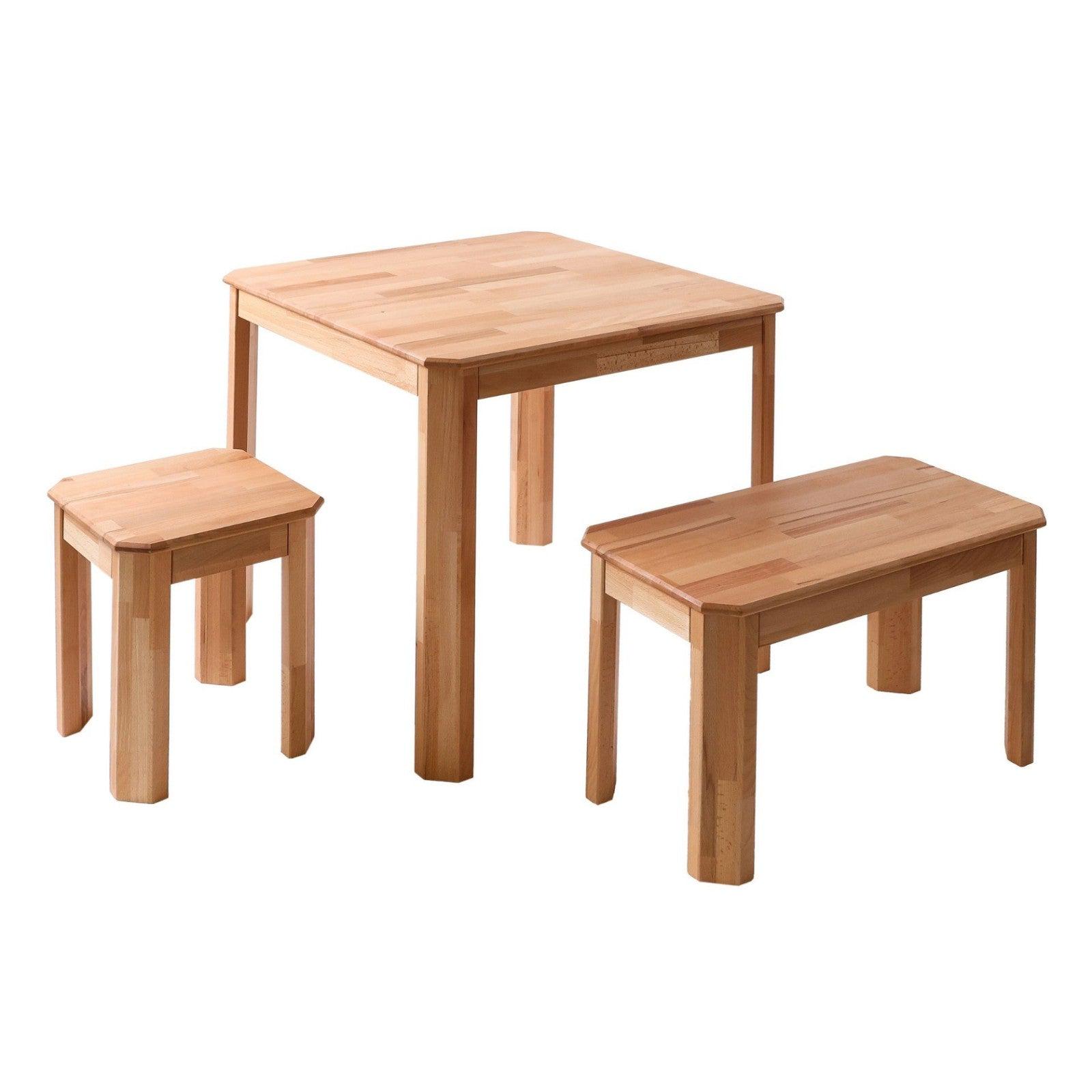 Стіл обідній BERLIN з масиву буку 750х750х750 мм - фото 4 Стіл обідній BERLIN з масиву буку 750х750х750 мм - фото 4