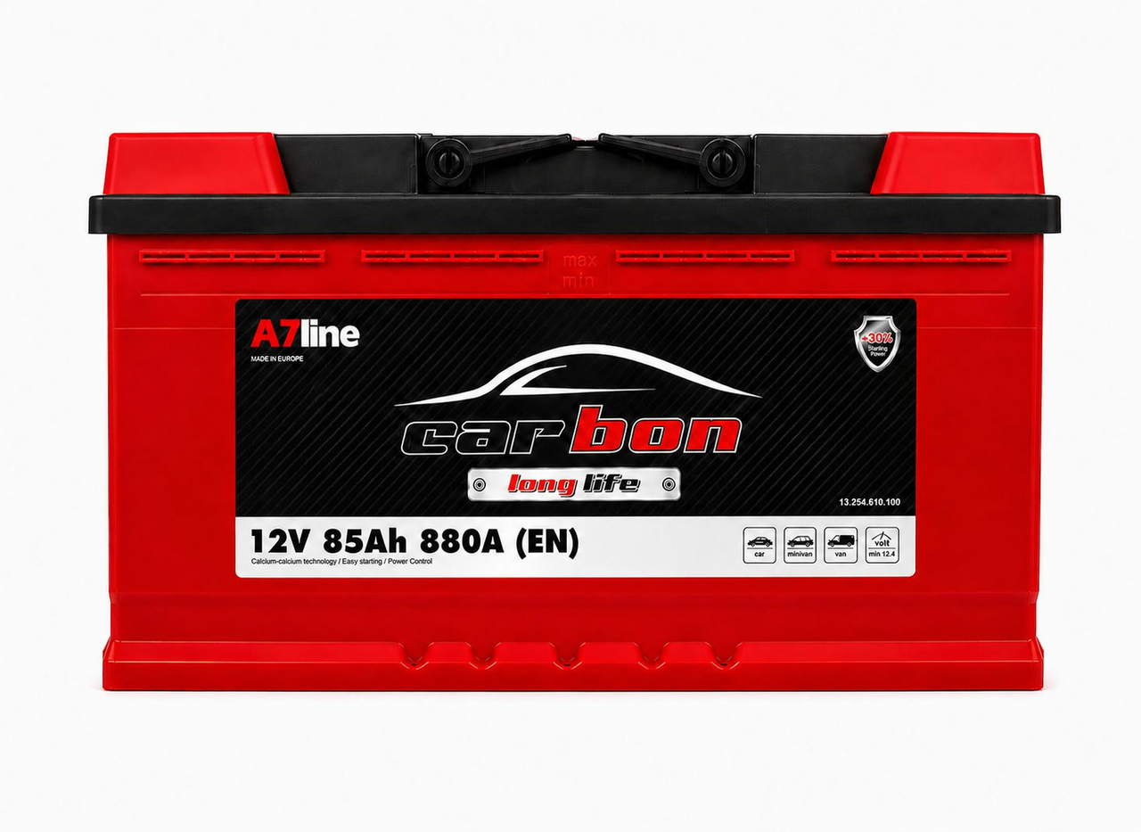 Акумулятор автомобільний Carbon 85 Ah 880A R+ 12V (3157066334)