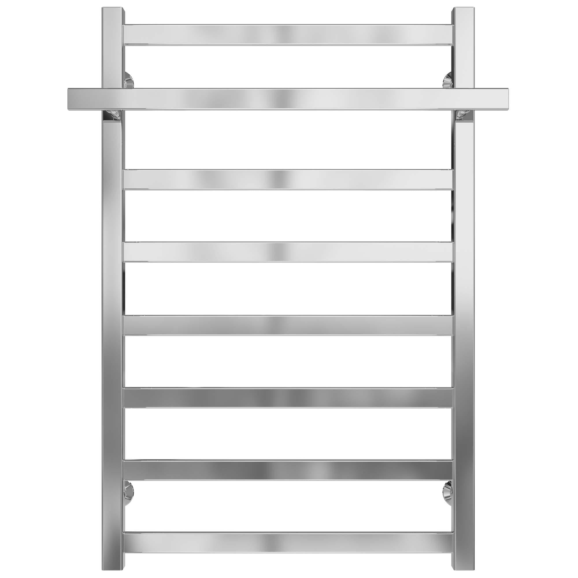 Полотенцесушитель водяной Deffi Nicolе П8 боковое левое подключение нержавеющая сталь 500х800 мм Хром (A.NI.80.50.8.C.B)