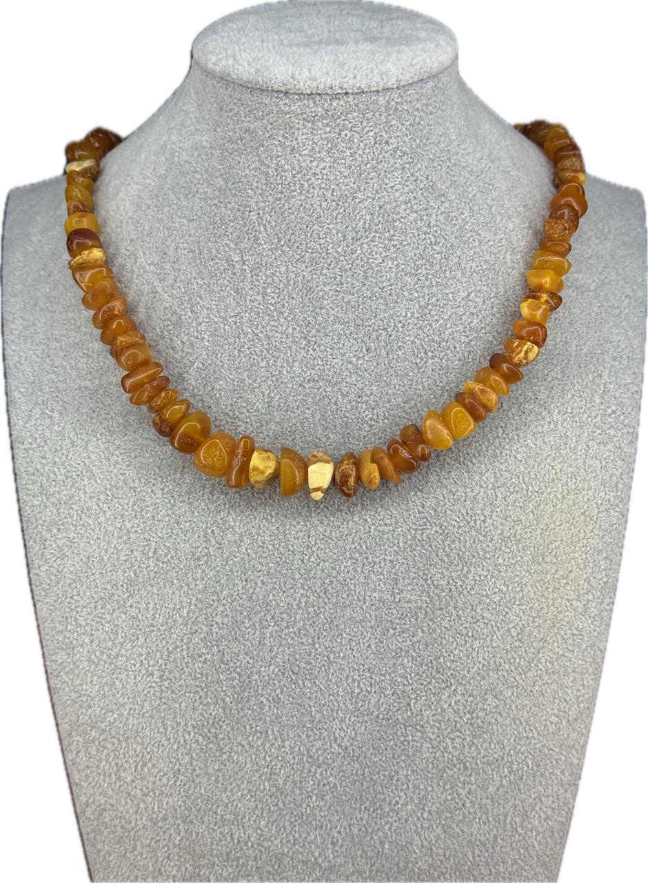 Ожерелье янтарное 47 см (н-628)