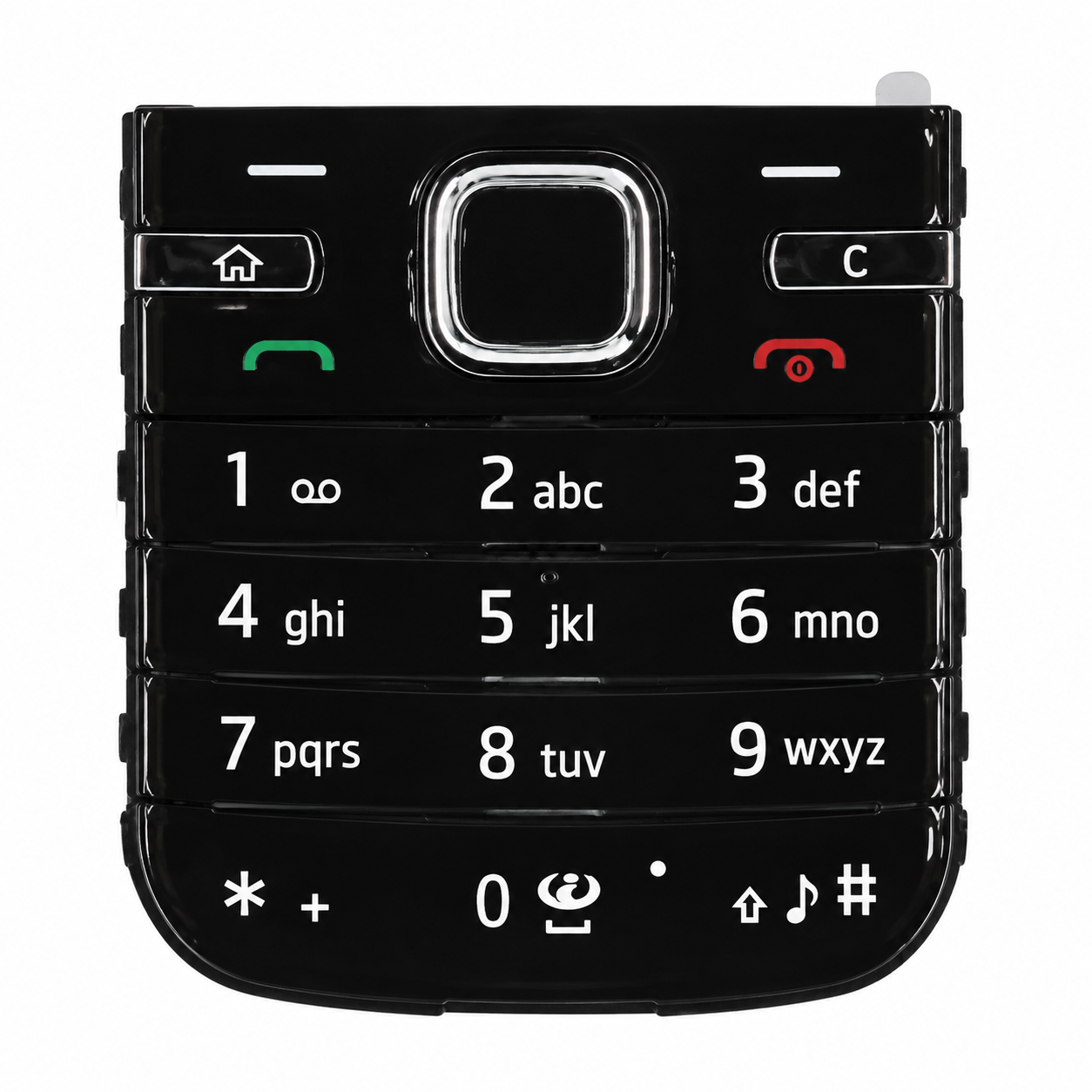Клавиатура кнопочная для мобильного телефона Nokia 6730 Classic Black (7208728)