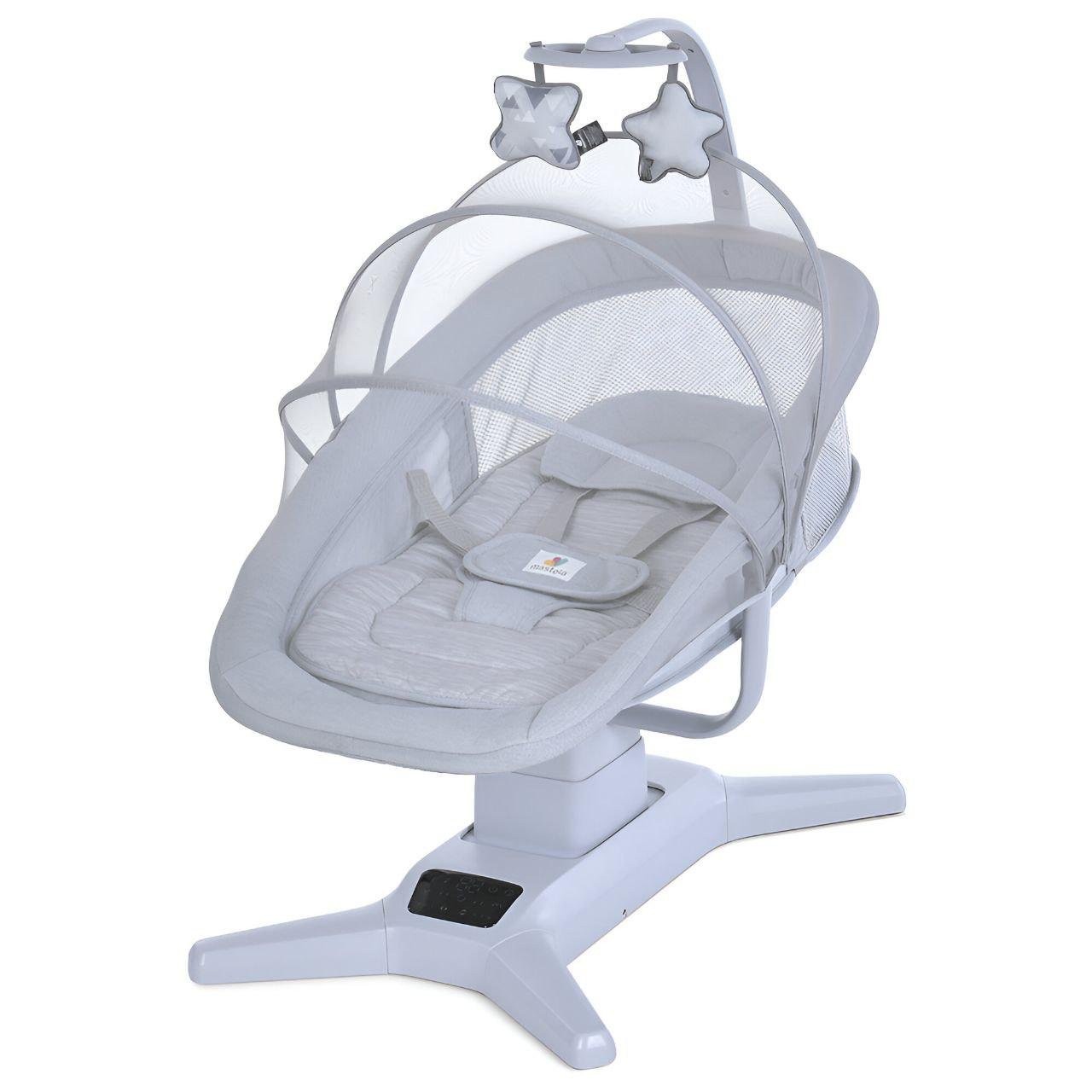 Укачивающий центр 2в1 Mastela 8301 сенсорная панель управления/дуга с игрушками (24200794) - фото 6