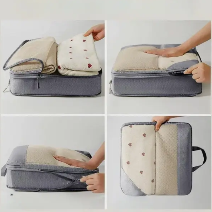 Набір органайзерів 11в1 для подорожей Бірюзовий (КДО-43-12) - фото 4 Набір органайзерів 11в1 для подорожей Бірюзовий (КДО-43-12) - фото 4