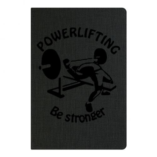 Блокнот А5 Powerlifting be Stronger в линию 112 листов Черный (2634632-2-6328)