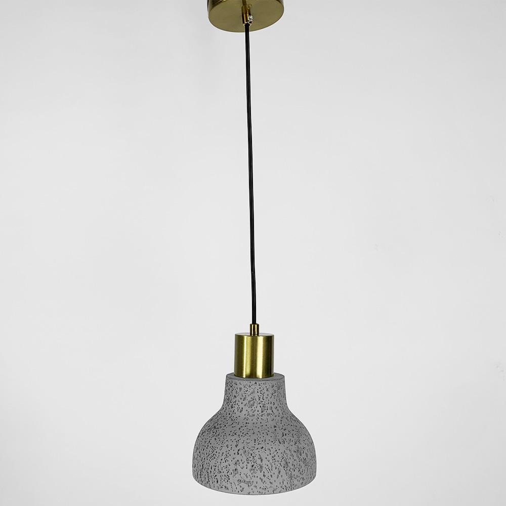 Подвес Line.F MJ 167/1 GR Terrazzo Toco с серым бетонным плафоном в стиле Ар-деко (3254_6534)