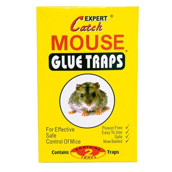 Мышеловка клеевая Catch Expert Mouse glue traps 2 листа 13х18 см 3 шт. (3000074-TOP-3)