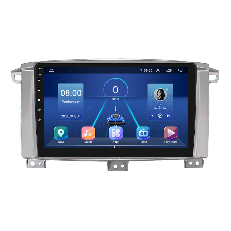Магнітола штатна 9" Lesko для Toyota Land Cruiser 100 Series Restyling 1 2002-2005 4/32Gb 4G Wi-Fi GPS Top Магнітола штатна 9" Lesko для Toyota Land Cruiser 100 Series Restyling 1 2002-2005 4/32Gb 4G Wi-Fi GPS Top