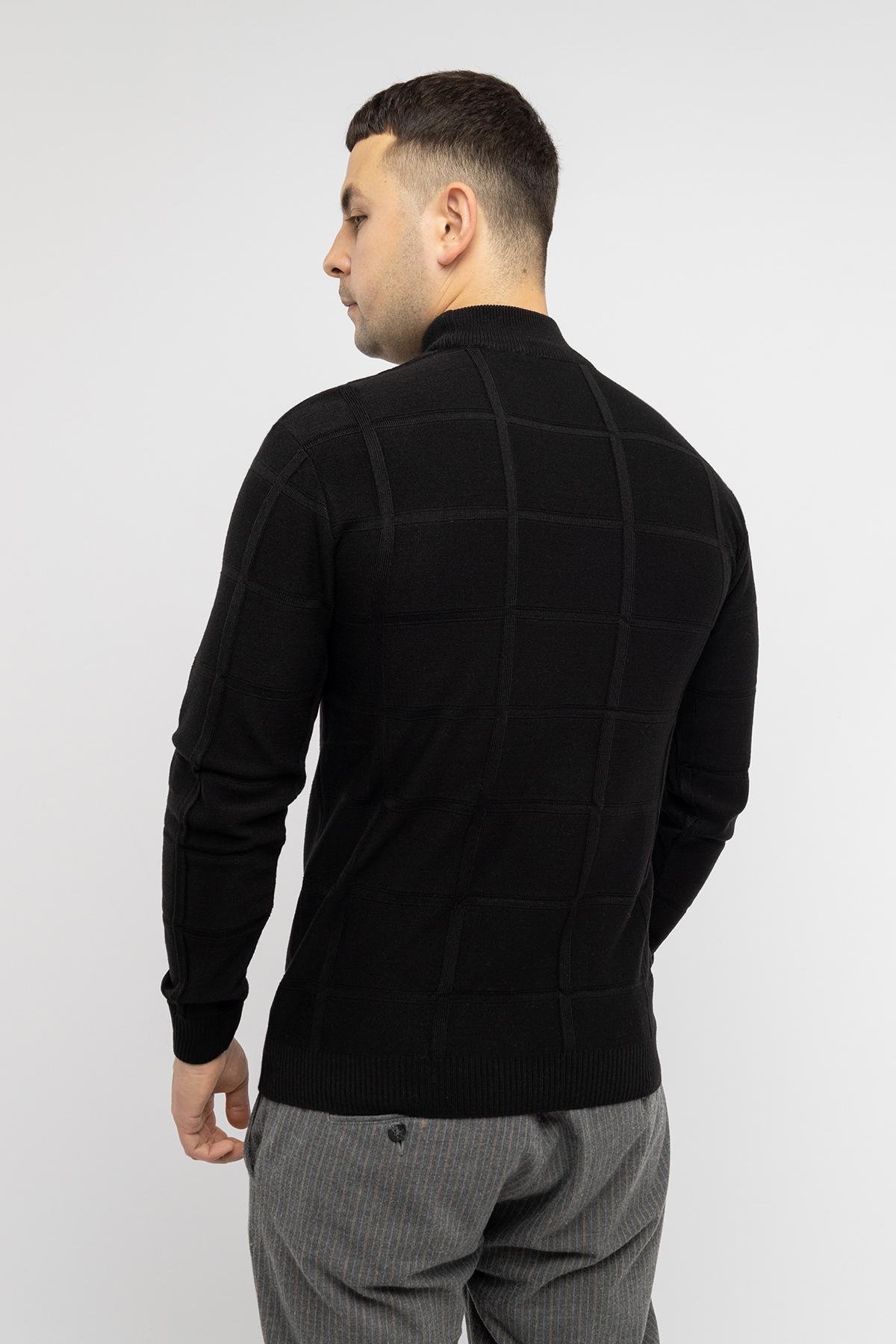 Гольф мужской с длинным рукавом ЦБ-00233176 р. 44 Черный (SKT000940807) - фото 2 Гольф мужской с длинным рукавом ЦБ-00233176 р. 44 Черный (SKT000940807) - фото 2