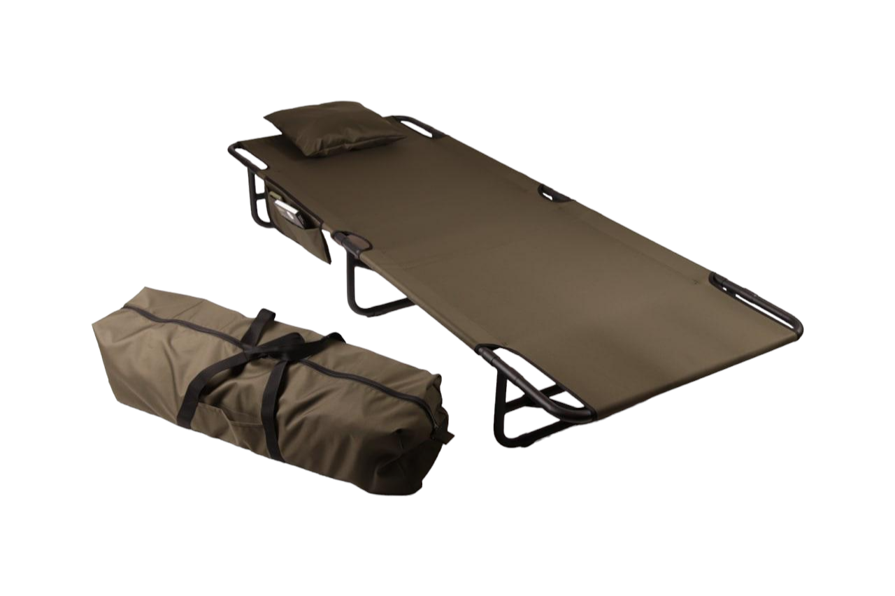 Раскладушка армейская Kompred VG-R1 с чехлом/карманом/подушкой (1713648441) Раскладушка армейская Kompred VG-R1 с чехлом/карманом/подушкой (1713648441)