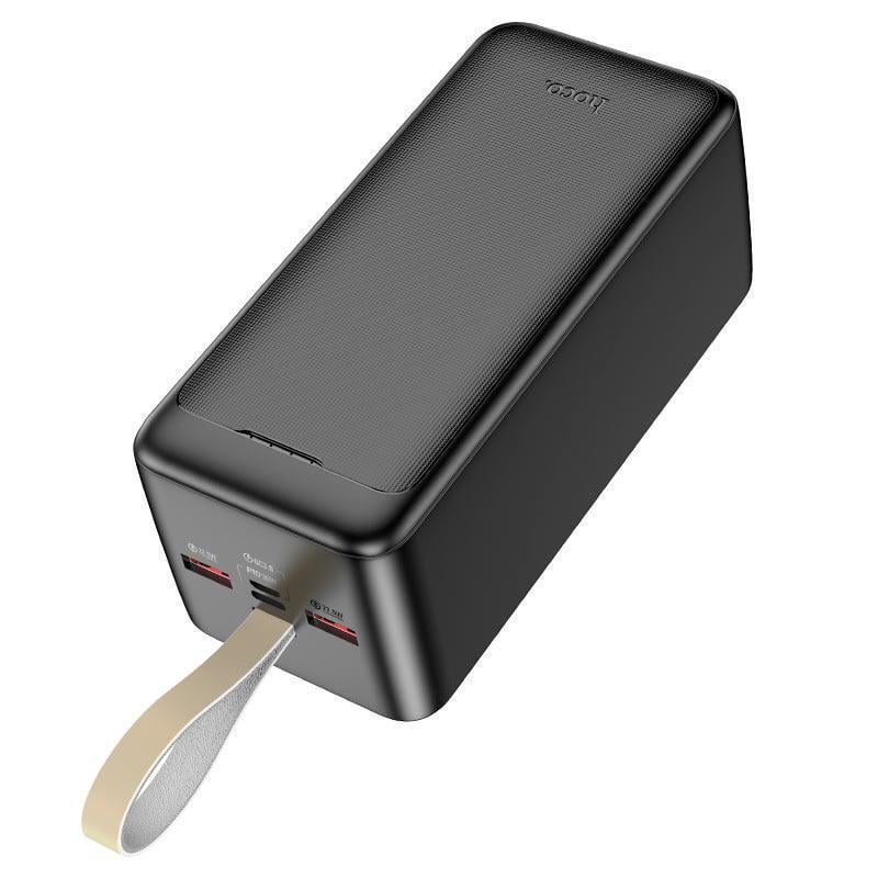 Повербанк Hoco 50000 mAh/PD30 W/QC3,0 22,5 W/USB-Type-A/USB-Type-C/micro USB/3A/LED (J111d)