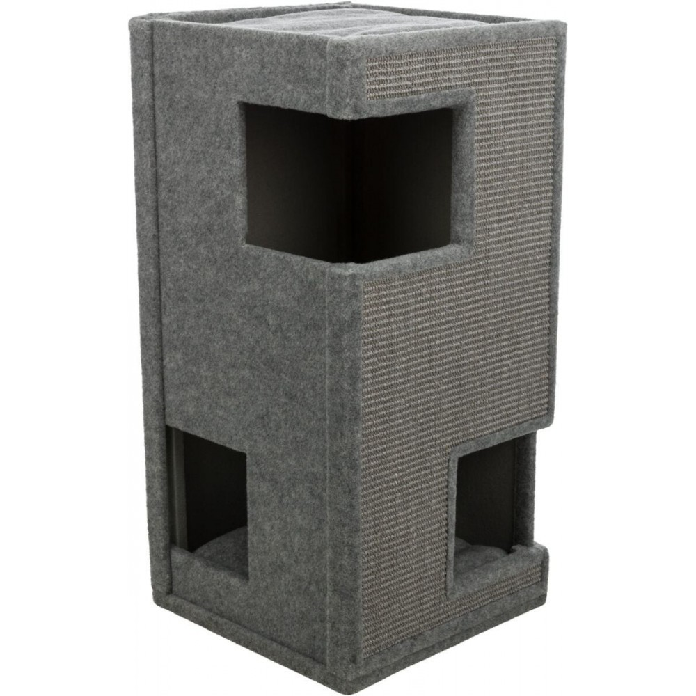 Домик для кошек Trixie Gabriel с когтеточкой 38х38х78 см (44988)