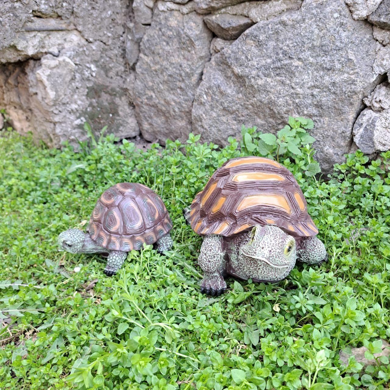 Комплект садовых фигур Семья черепах №4 (4313) - фото 5 Комплект садовых фигур Семья черепах №4 (4313) - фото 5