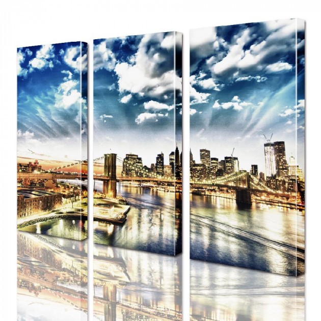 Картина модульная ArtStar Нью-Йорк ADG0157 150х180 см 3 части