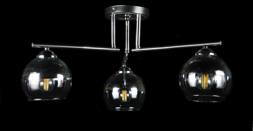 Люстра с плафонами Ray LGH60008/3 (WT+SR) (IR006218)