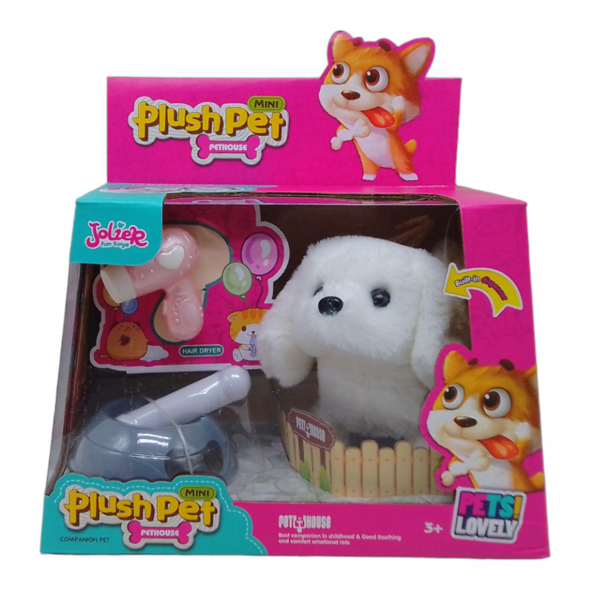 Игровой набор Plush pet с собачкой Белый (1-6-228139)