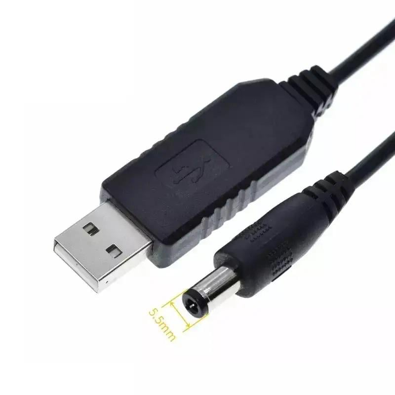 Кабель питания для роутера 9В от повербанка USB-DC - фото 3