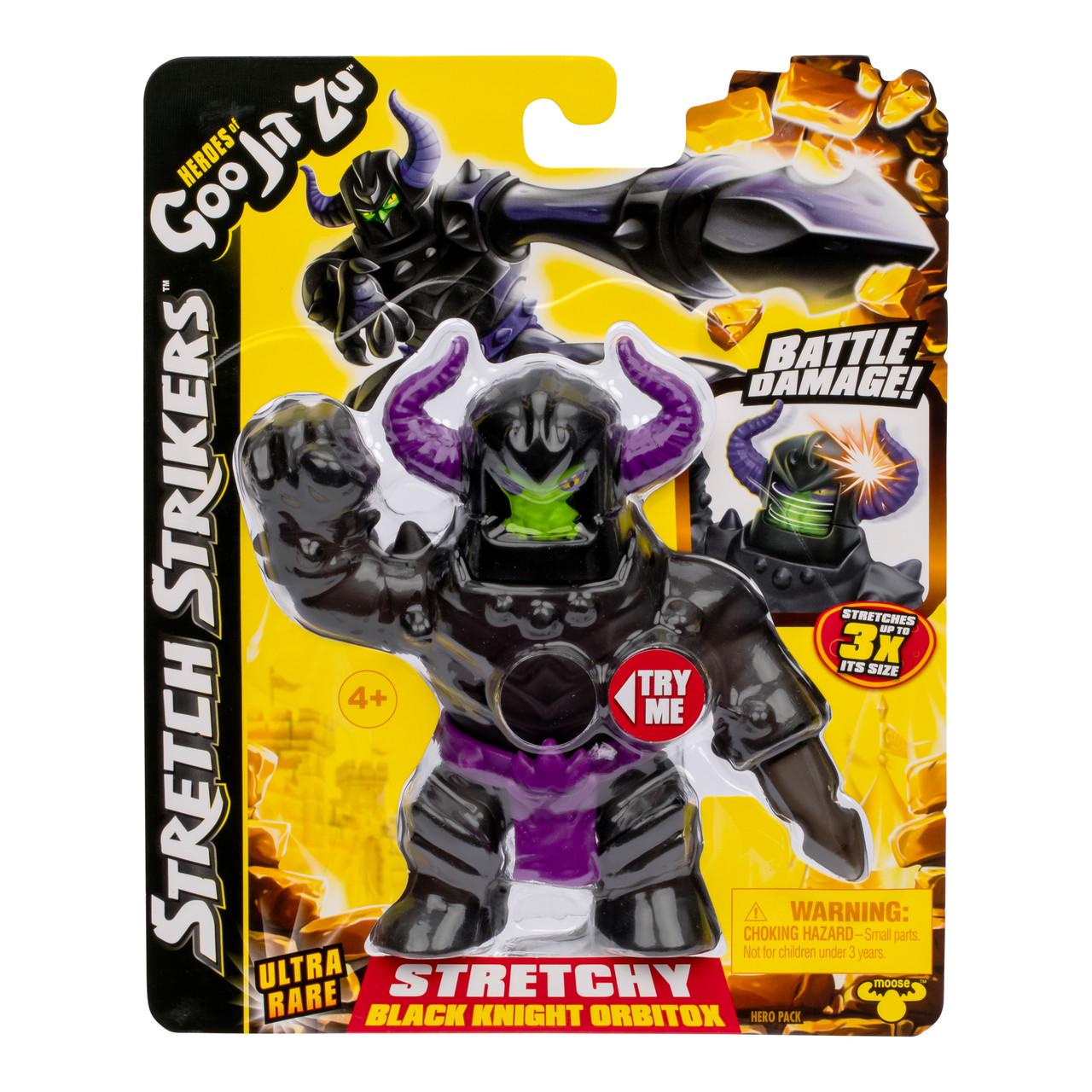 Фігурка рідкісна GooJitZu Орбітокс чорний лицар Стретч Страйкерс/Black Knight Orbitox Ultra Rare (2655512944)