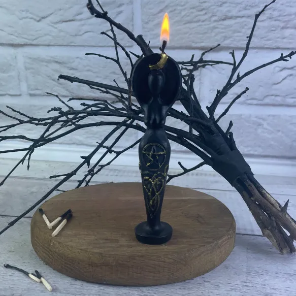 Свеча восковая Богиня Золотой (18880487)