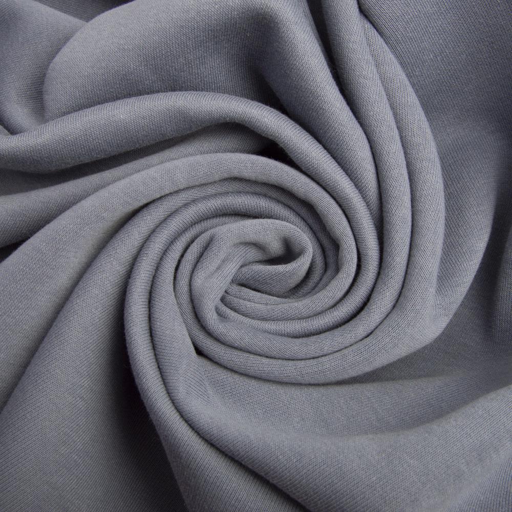 Тканина трикотаж Сезон трьохнитка фліс Сірий (23801)