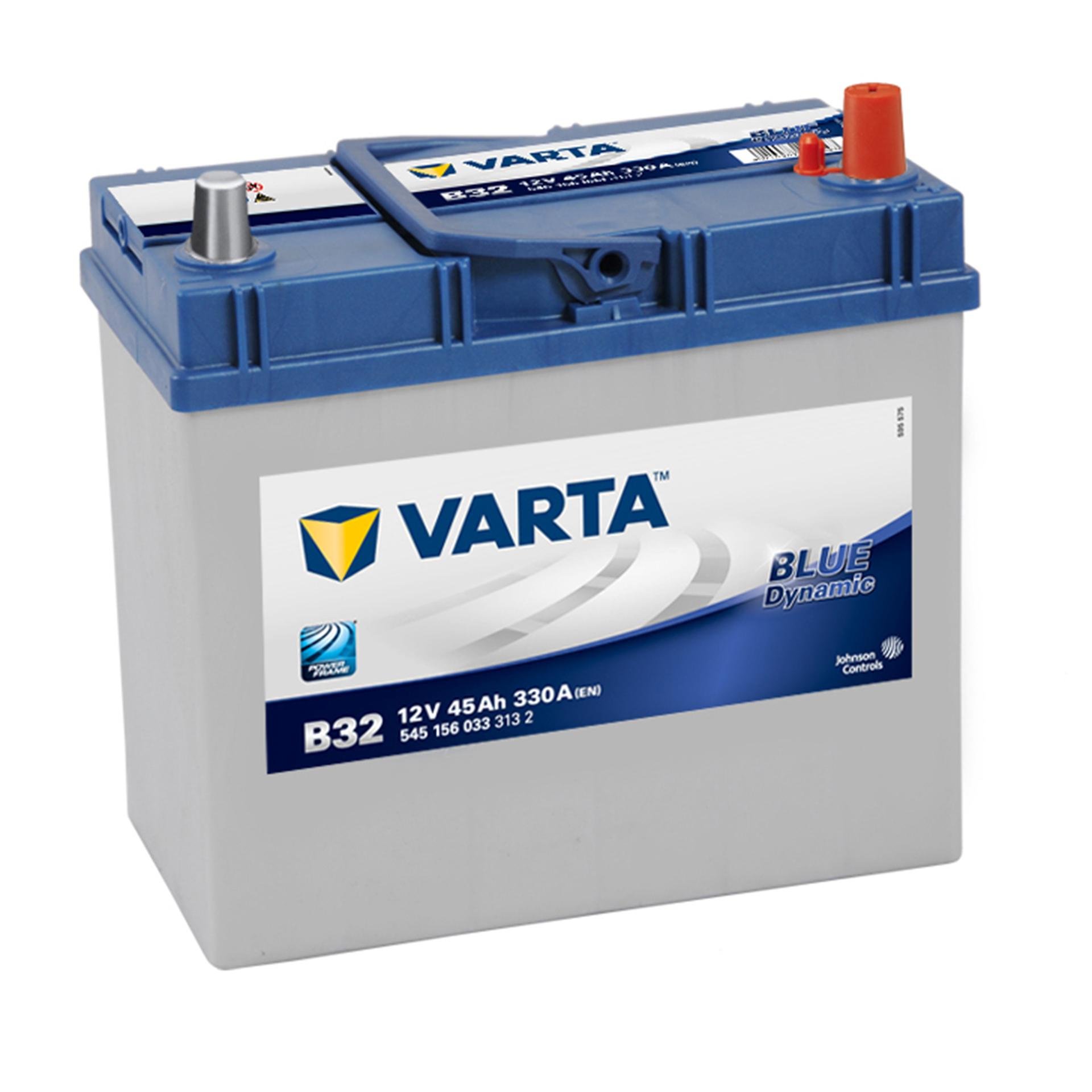 Аккумулятор Varta Blue Dynamic Japan 45 Ah/12V 0 плюс справа - фото 1