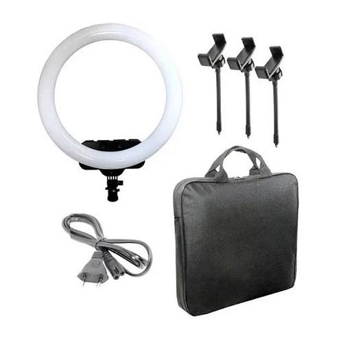 Лампа студийная кольцевая Ring Light RL-14 LED с пультом 36 см - фото 2